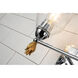 Fun Finial 2 Light 15 inch Polished Chrome Vanity Light Wall Light in Polished Chrome with Gold